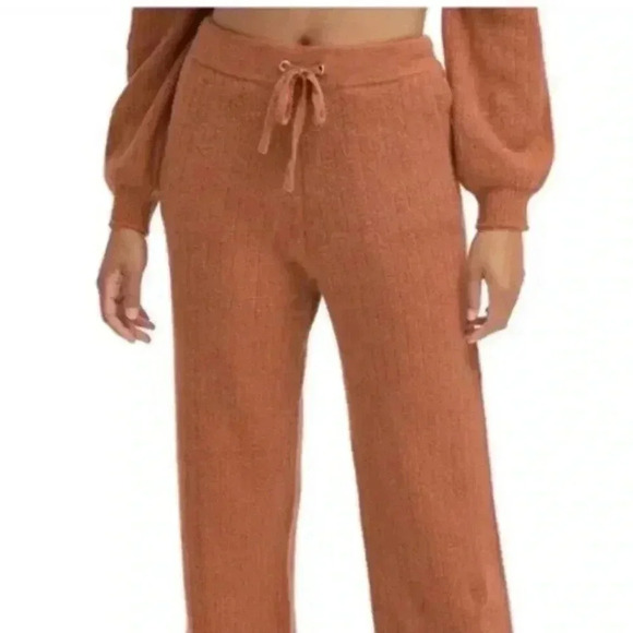 New DKNY Cashmere Blend Sweater Knit Pants Pull On Straight Leg Plus Size NWOT - Picture 4 of 10